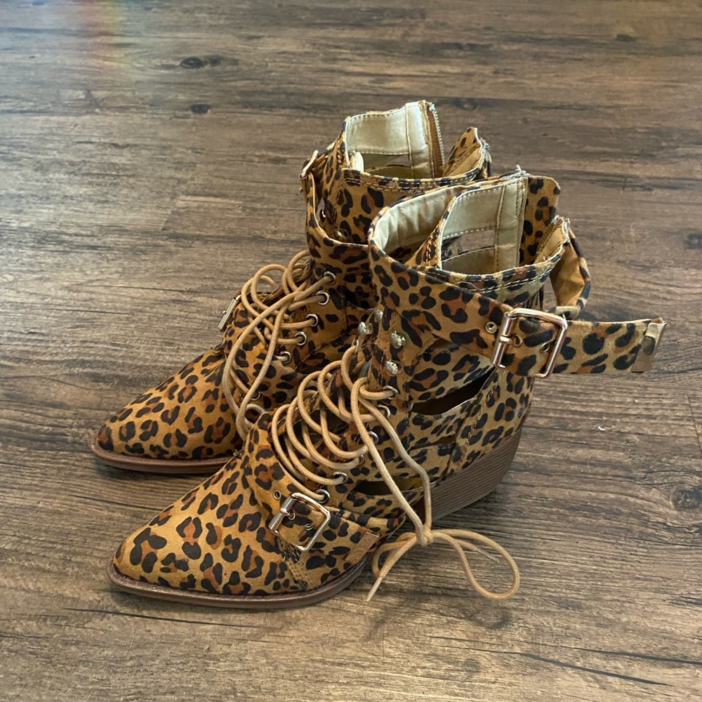 Booties animal print !